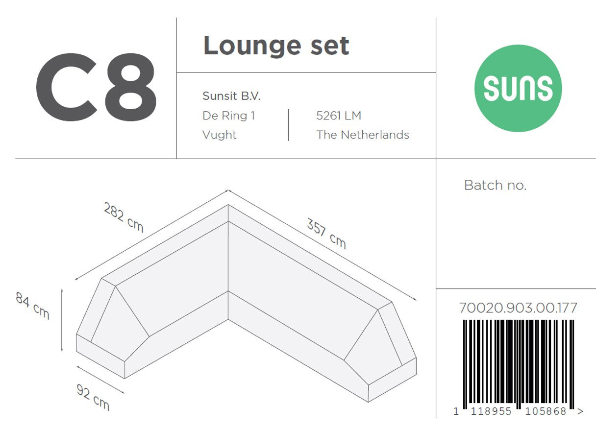 Beschermhoes - Cover C8