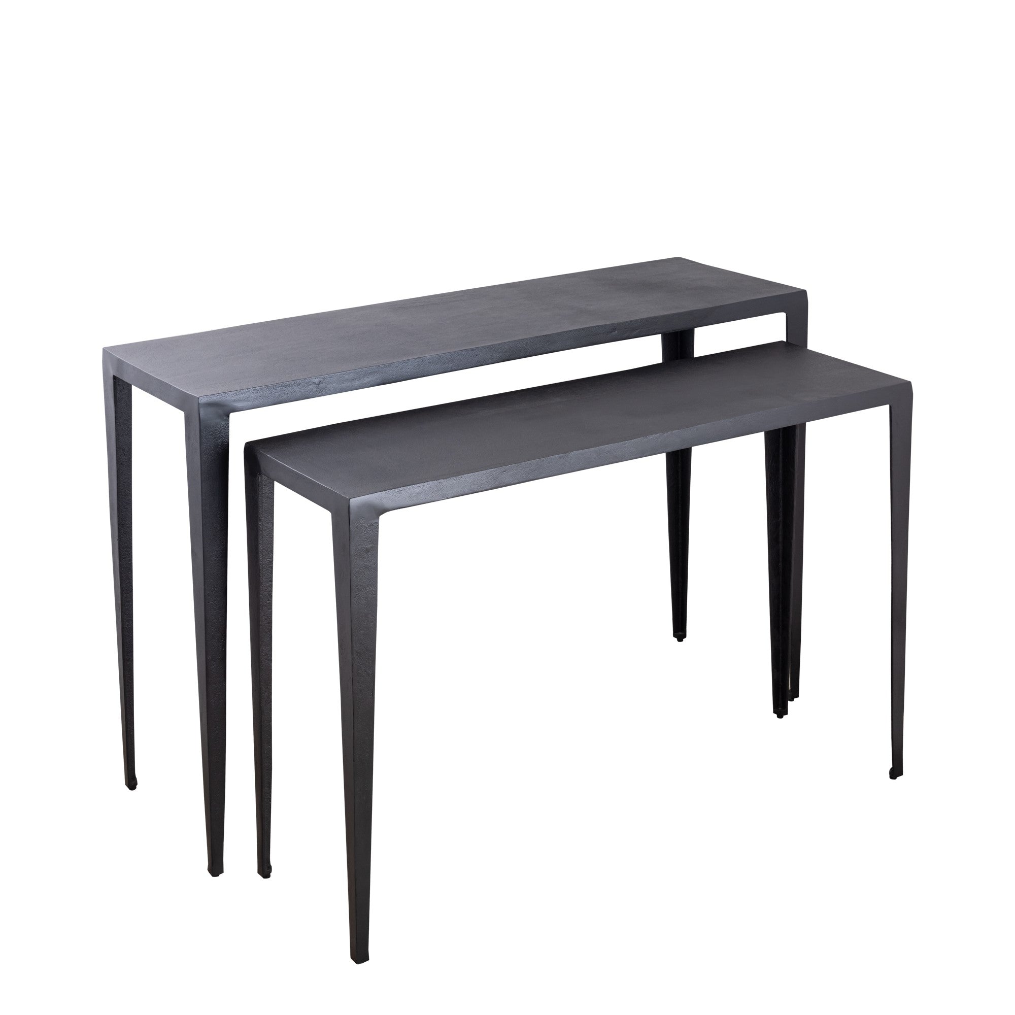 Bijzettafel Rivva - Zwart (set van 2)
