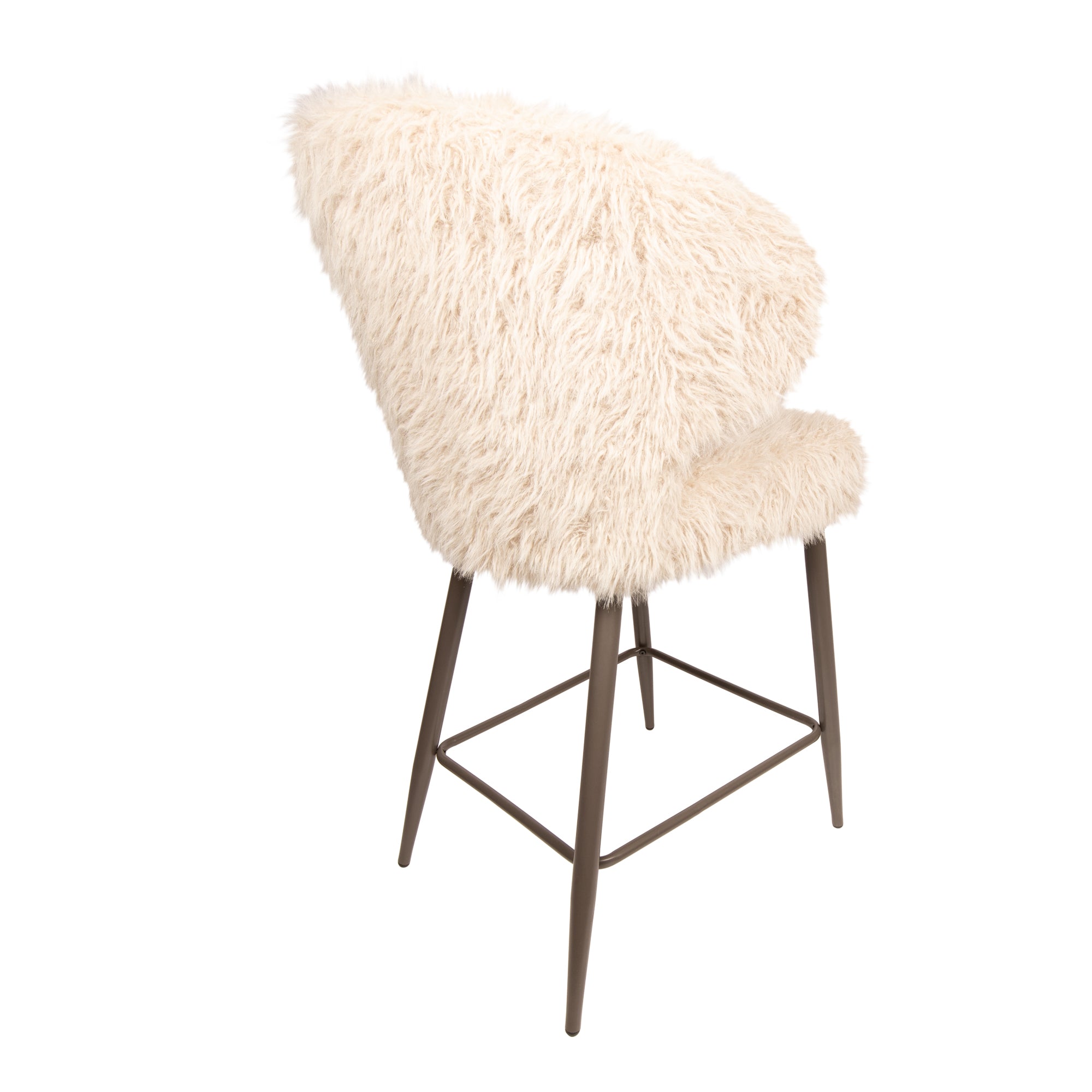 Barkruk Ares Hair - Beige (set van 2)