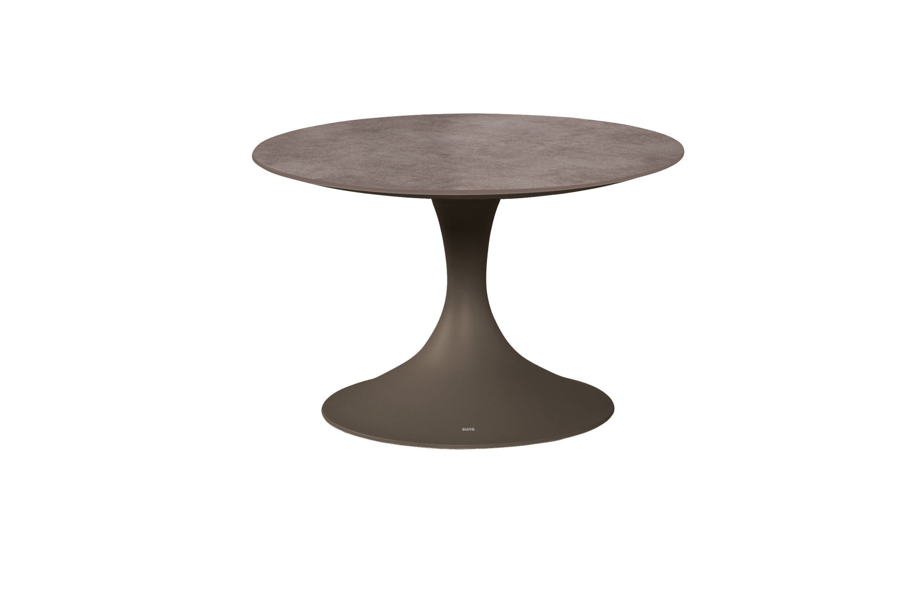Eettafel Nova - Ø120x75cm - Brons - Sintered stone