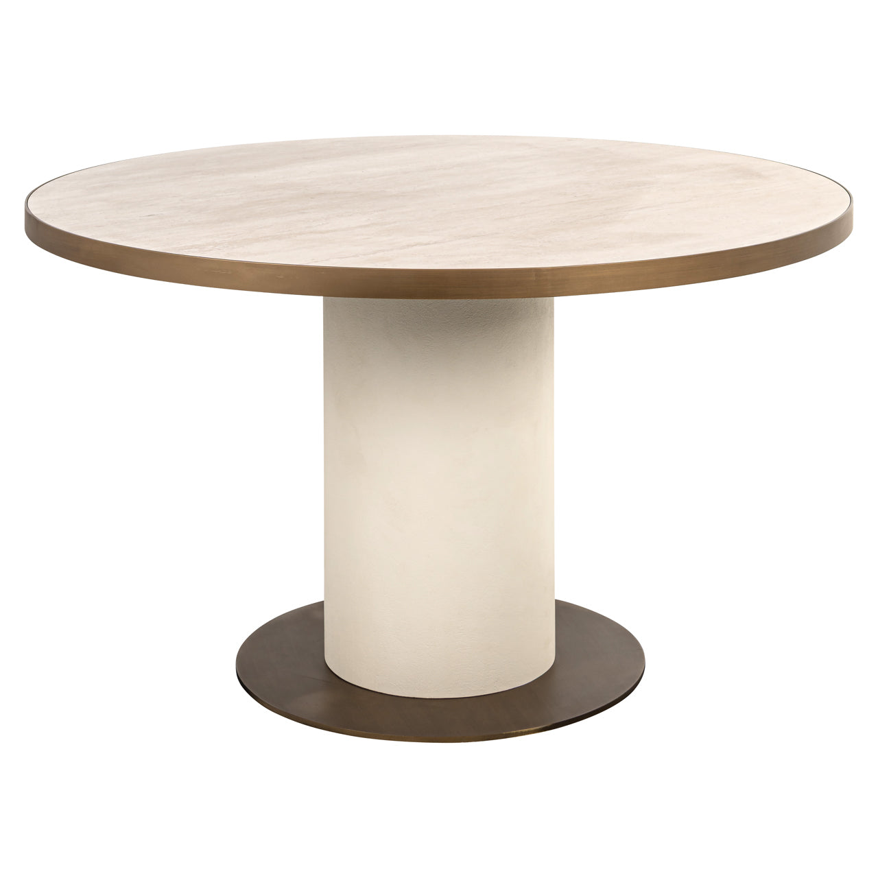 Eettafel Tivoli - Ø130 cm - Wit