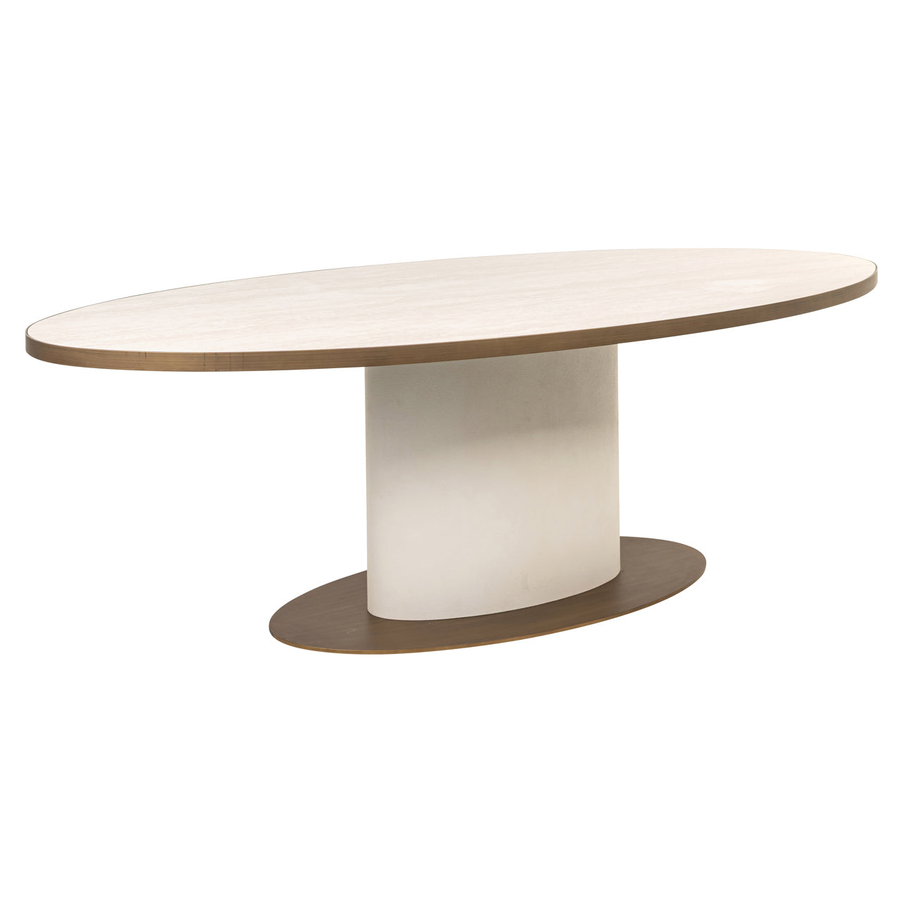Eettafel Tivoli - Ovaal - 230 cm - Wit