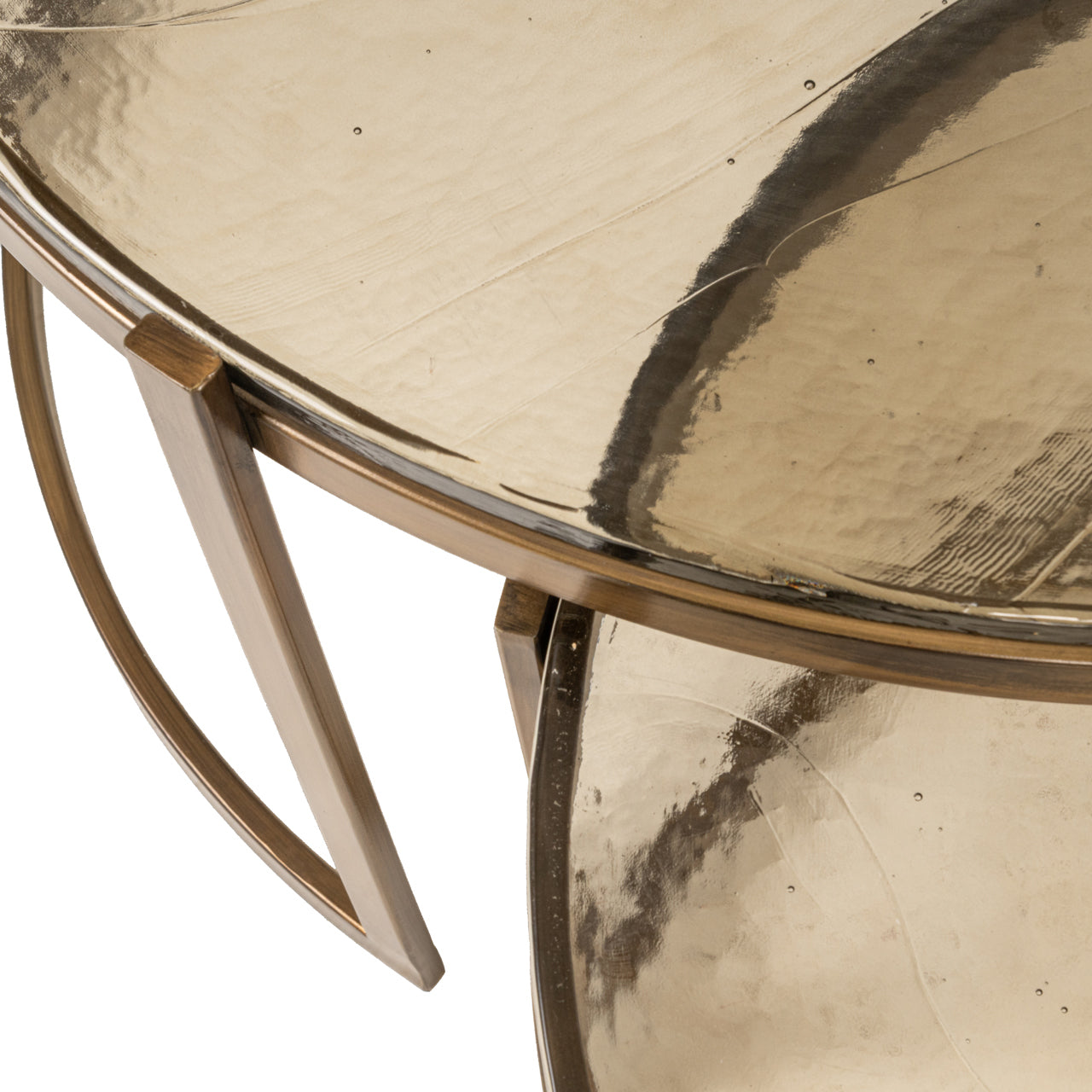 Salontafel Cleo - Goud (set van 2)