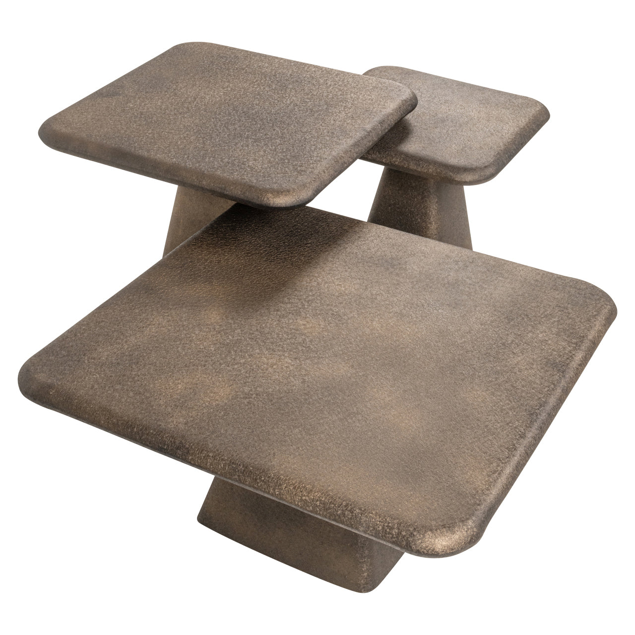 Salontafel Marlie - Goud (set van 3)