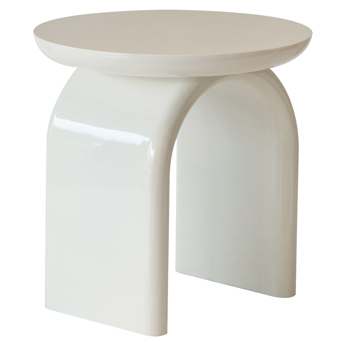 Bijzettafel Merrick - Gebroken wit