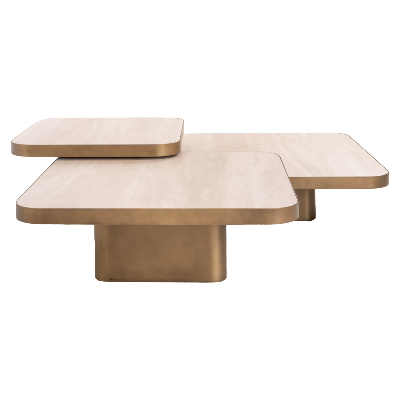 Salontafel Cumulus - Beige (set van 3)