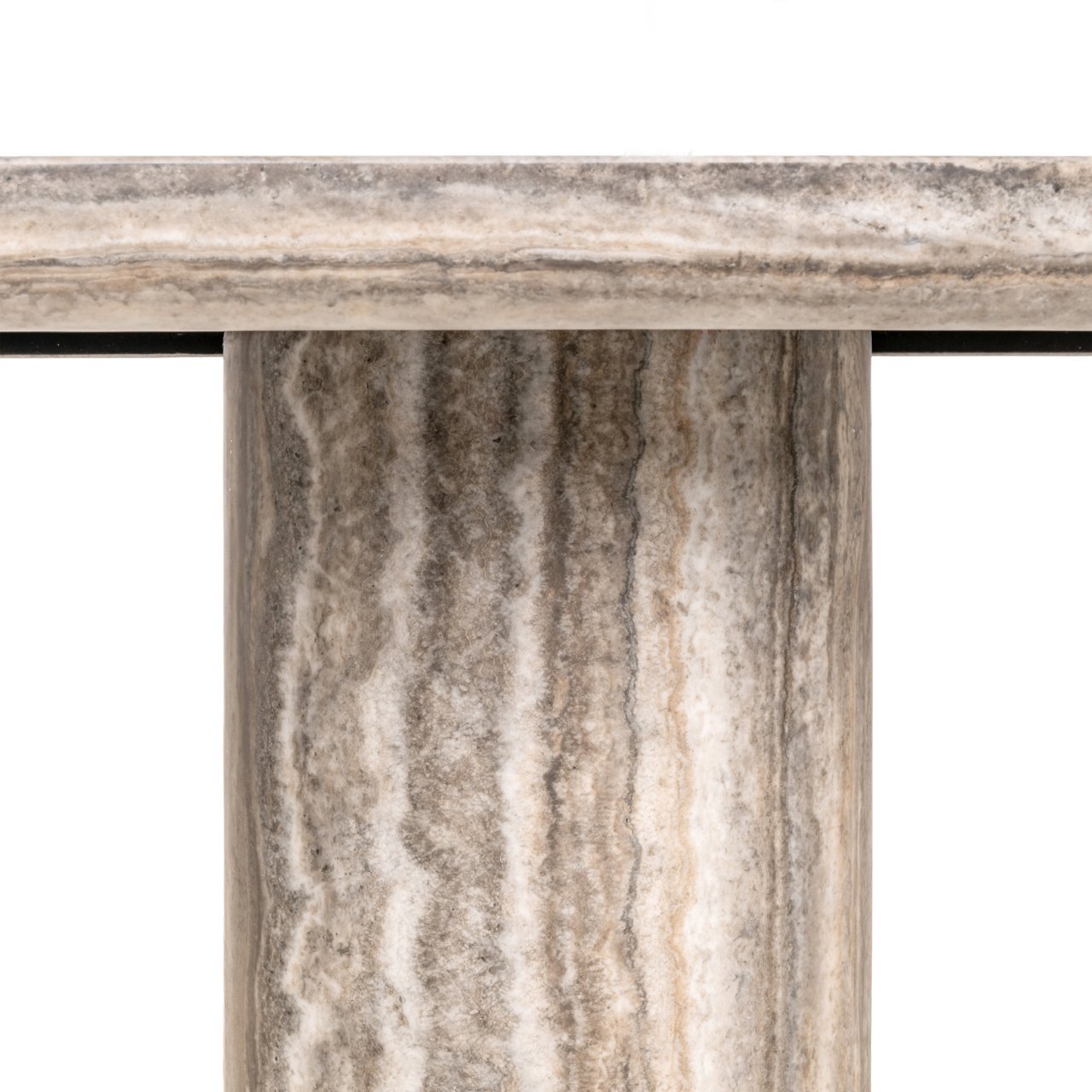 Eettafel Nebula - 225 cm - Grijs faux travertine