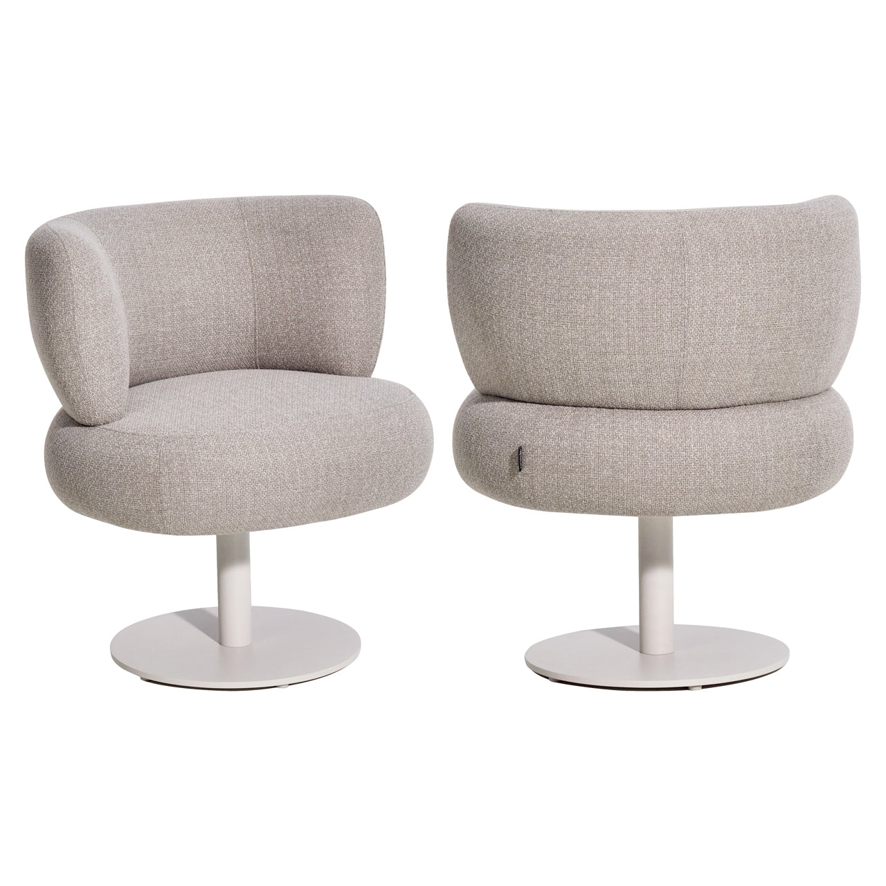Draaituinstoel Mason - Greige swivel