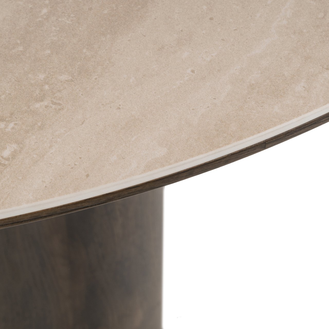 Eettafel Ritz - Ø120 cm - Bruin