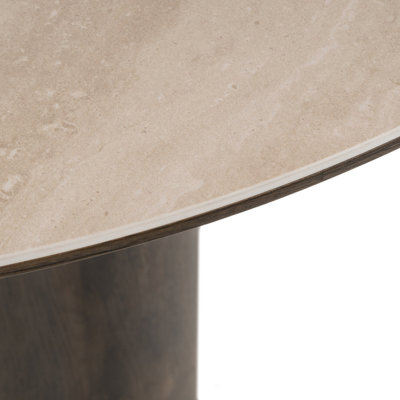 Eettafel Ritz - Ø120 cm - Bruin