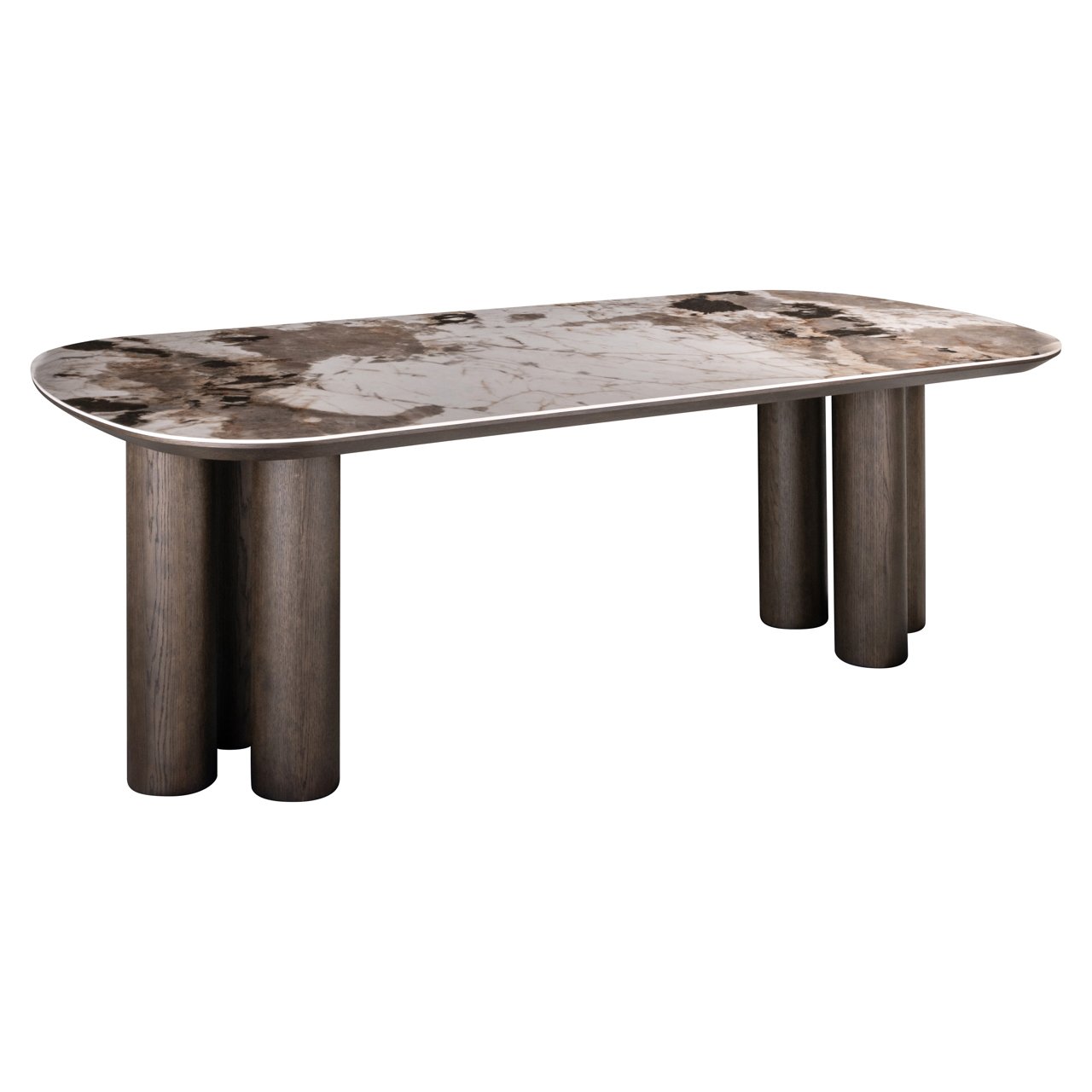 Eettafel Langford - 230 cm - Bruin