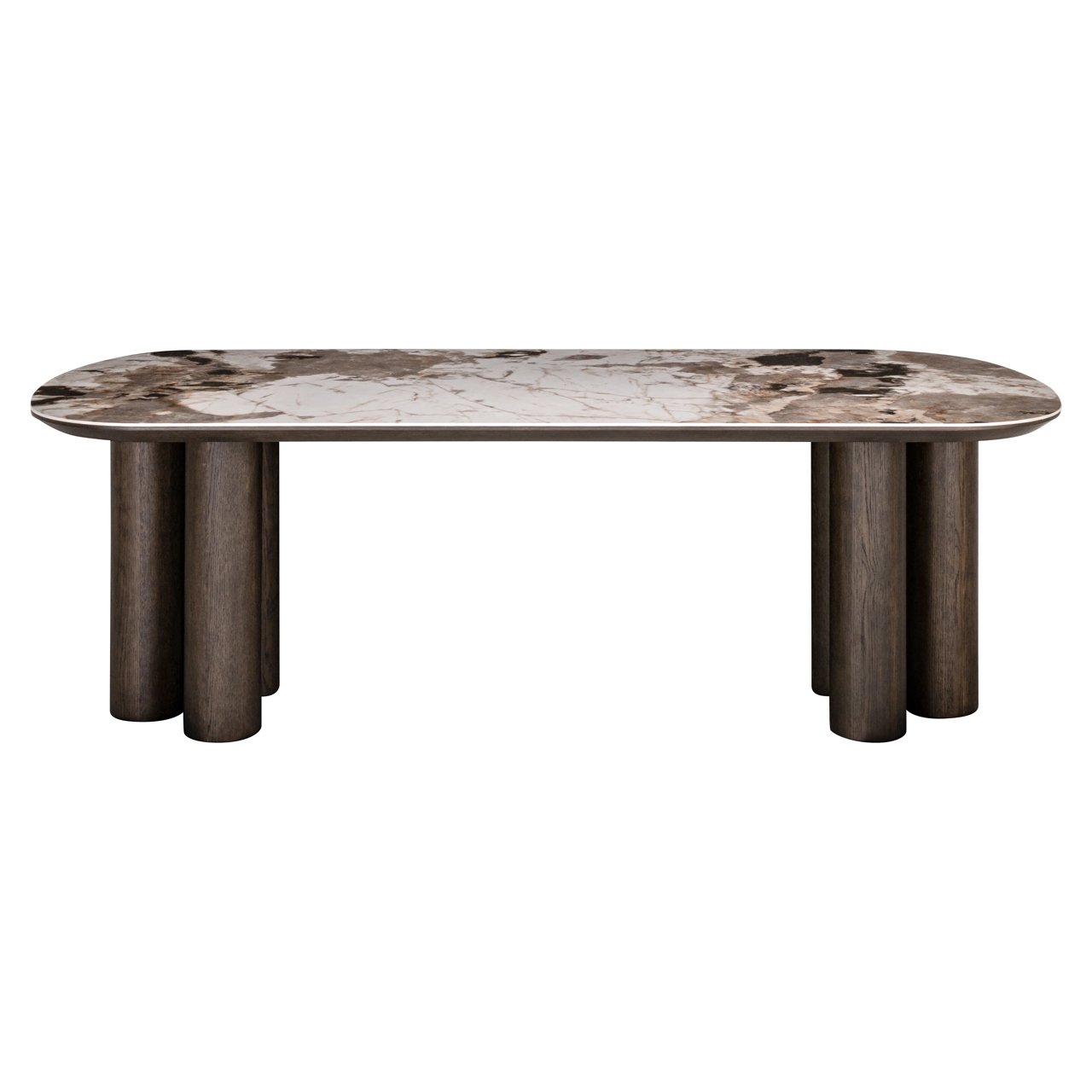 Eettafel Langford - 230 cm - Bruin