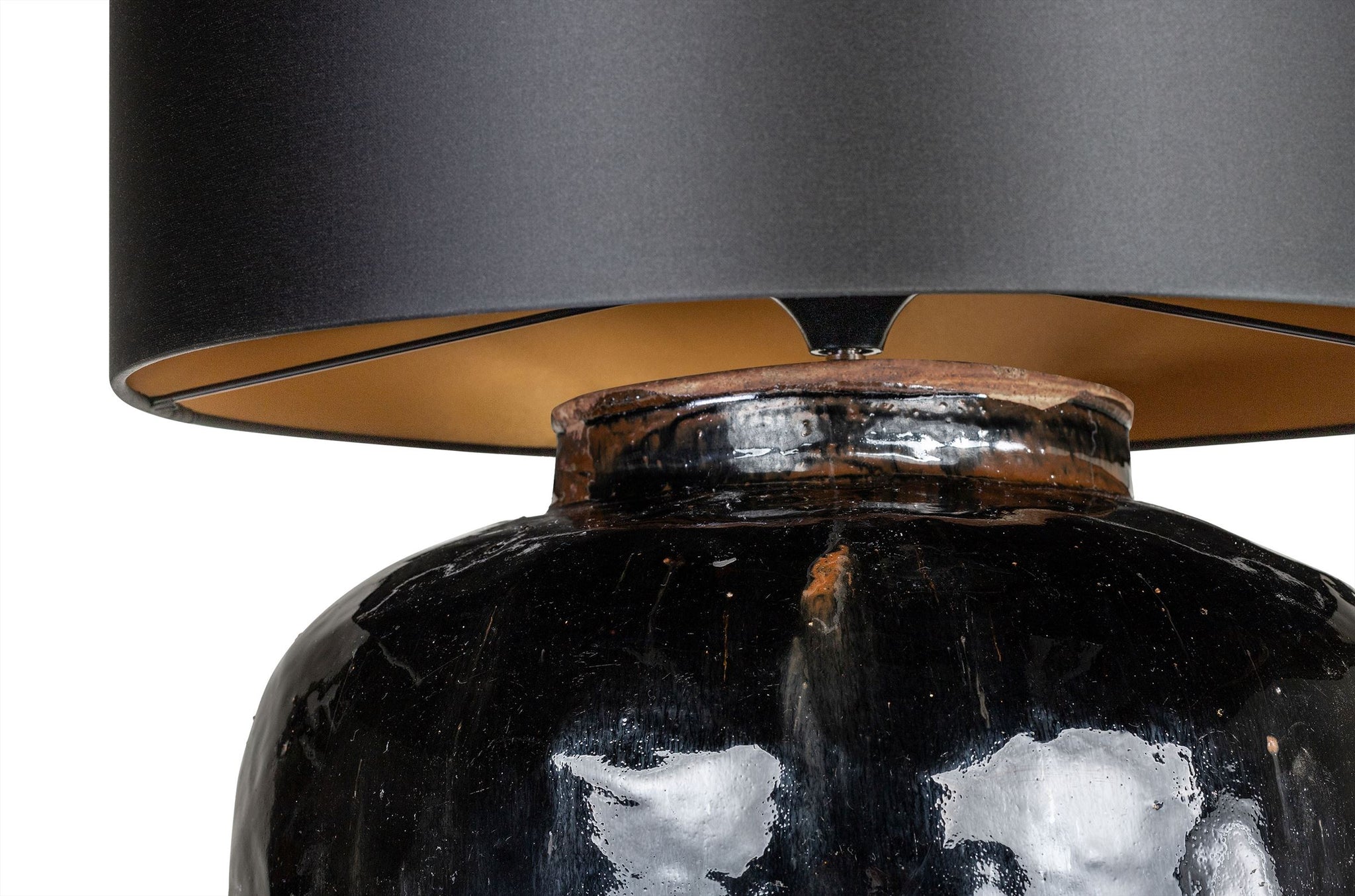 Tafellamp Antique Urn - L - Zwart