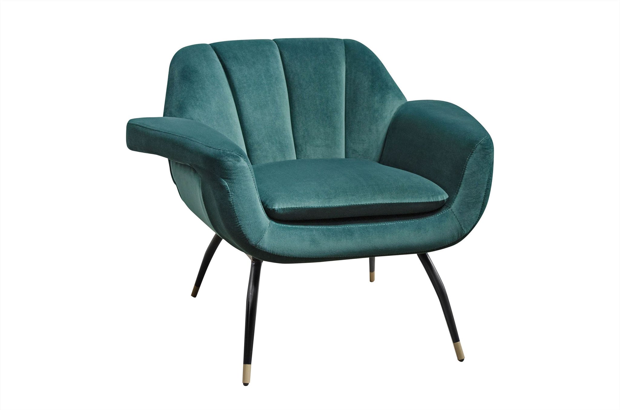Fauteuil Abbey - Green velvet