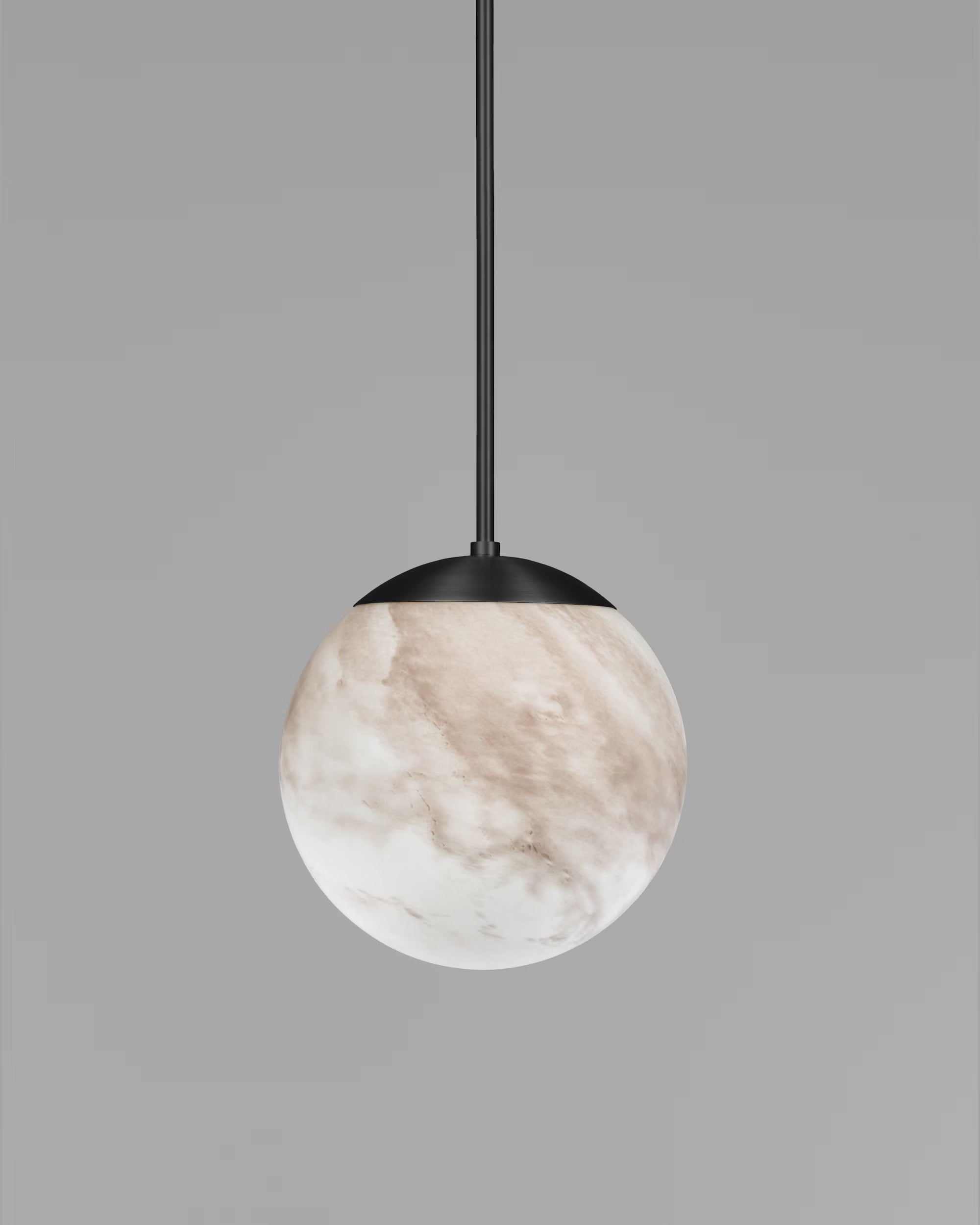 Hanglamp Globe Single - L - Marmer