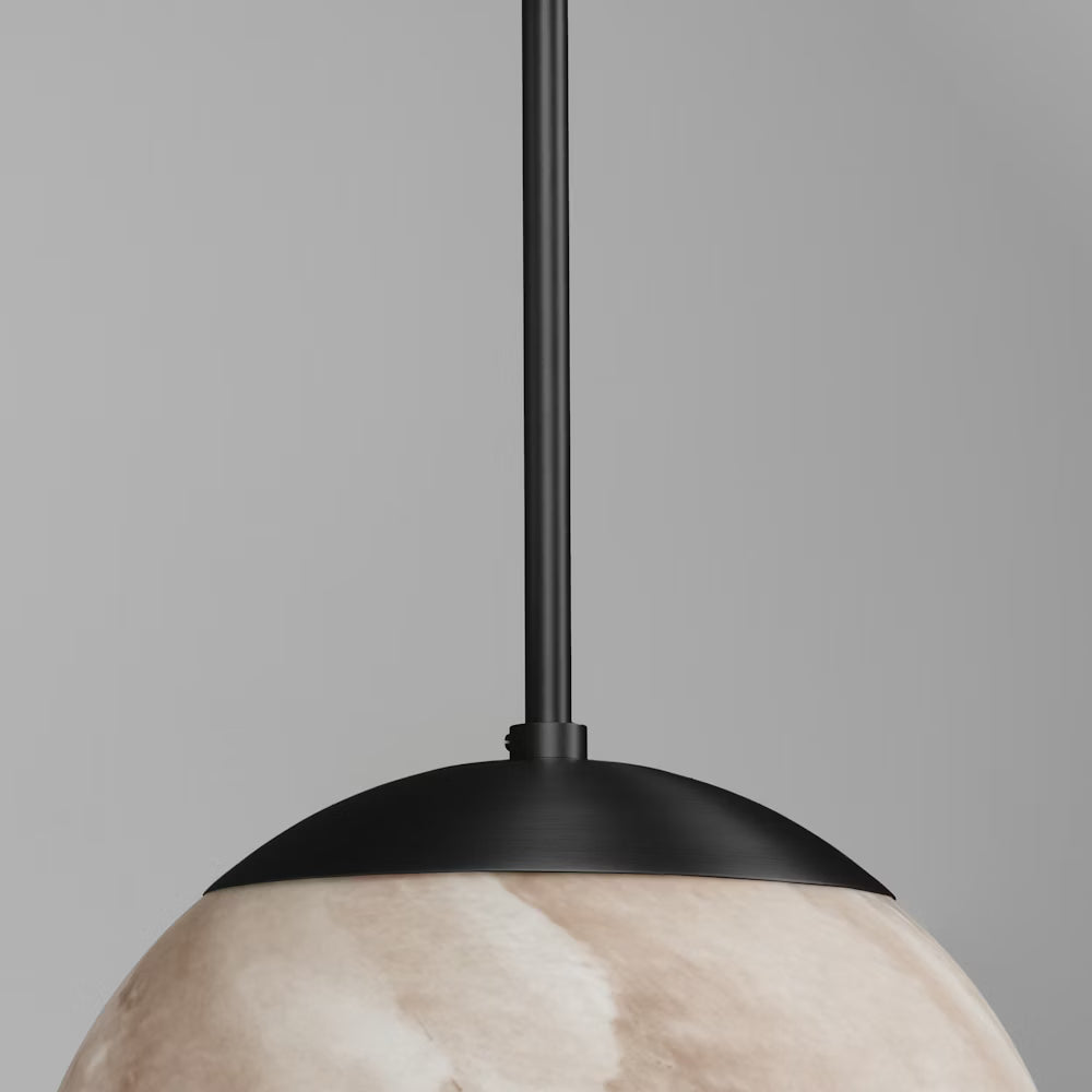 Hanglamp Globe Single - L - Marmer