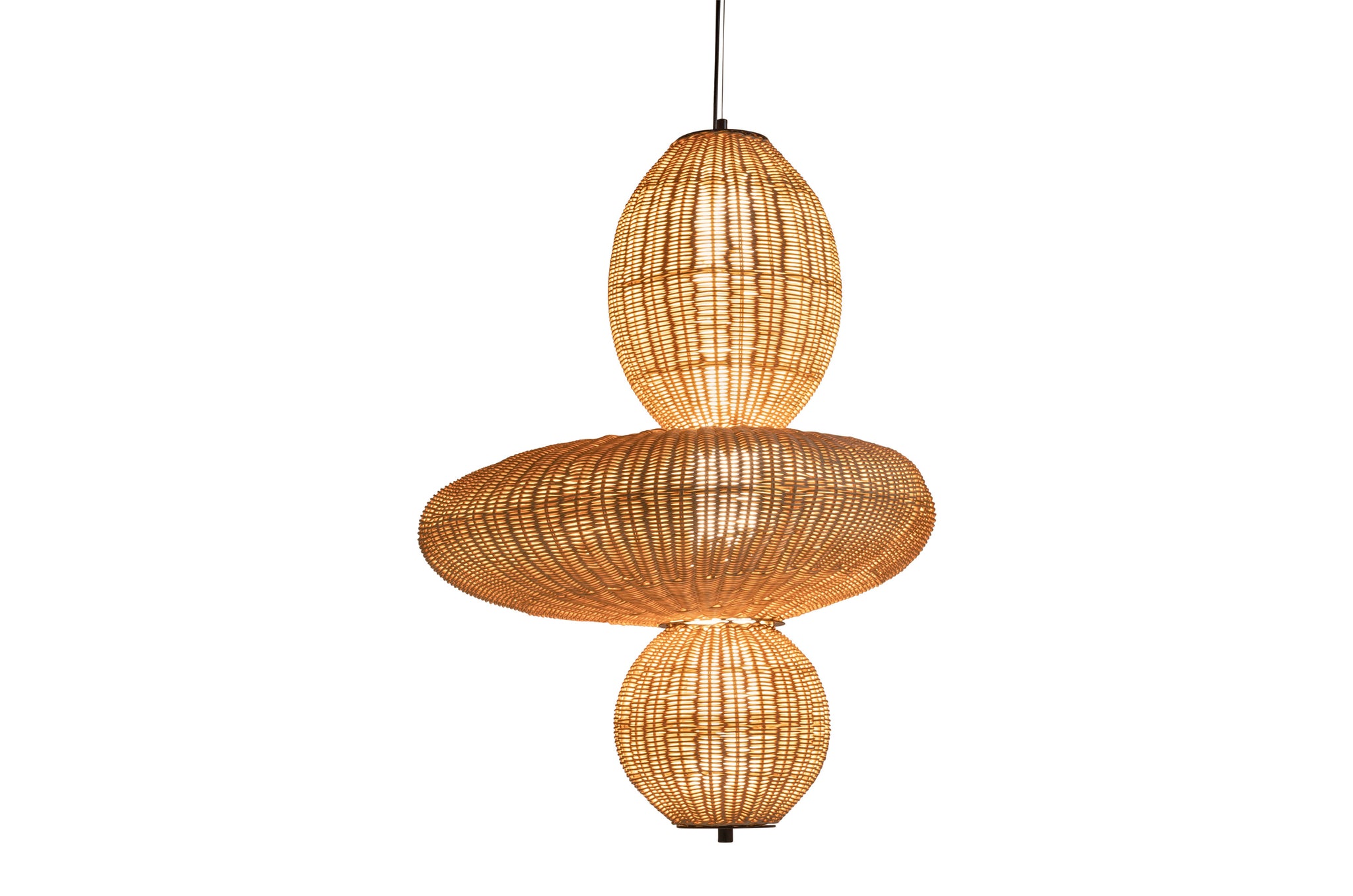 Hanglamp Bubbles Pendant - Rattan