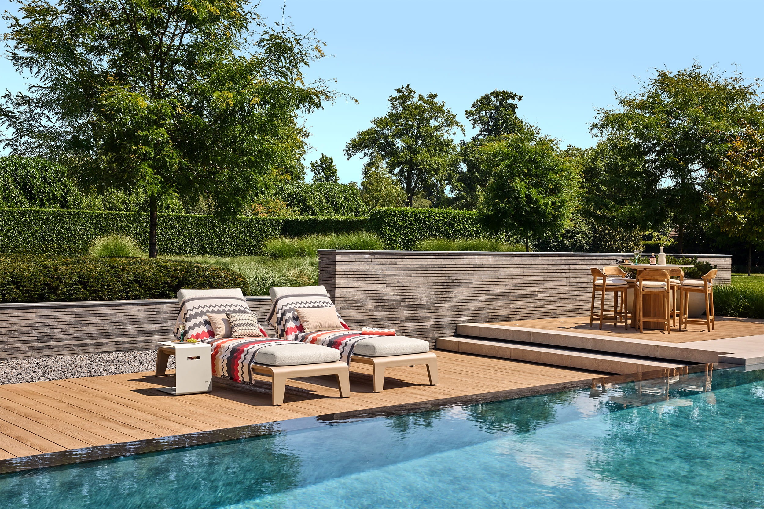 Ligbed Basta - Champagne - Seashell bouclé