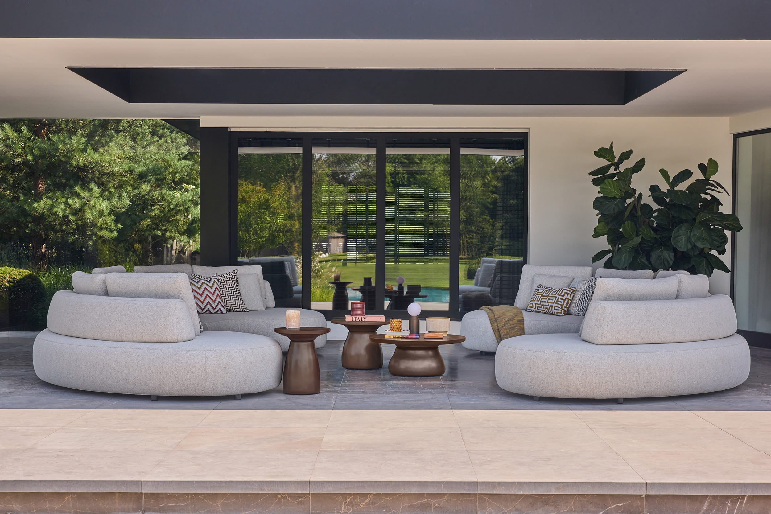 Salontafel Farzi - Ø80x31 - Bronze