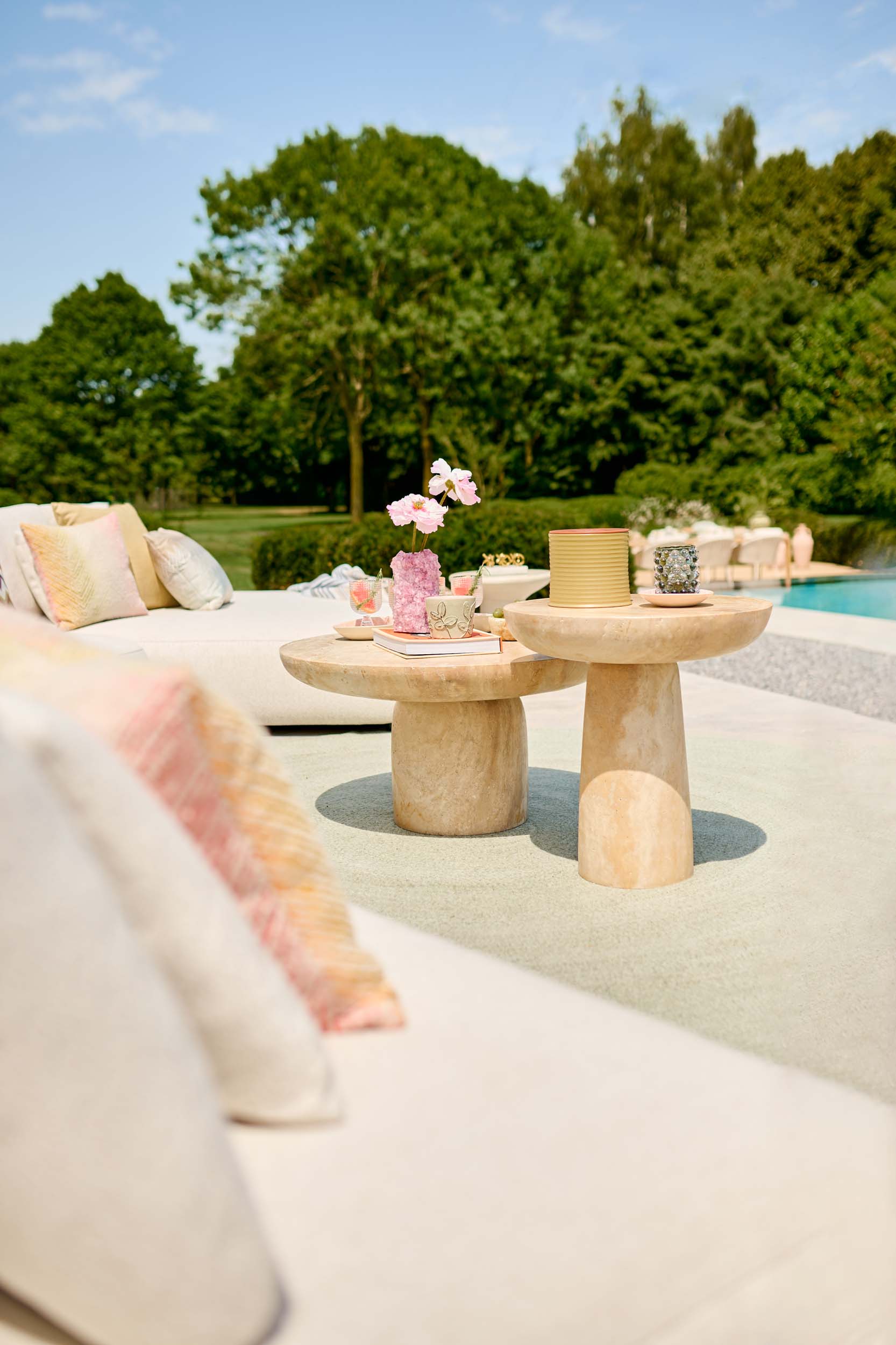 Daybed Blocchi - Seashell Bouclé