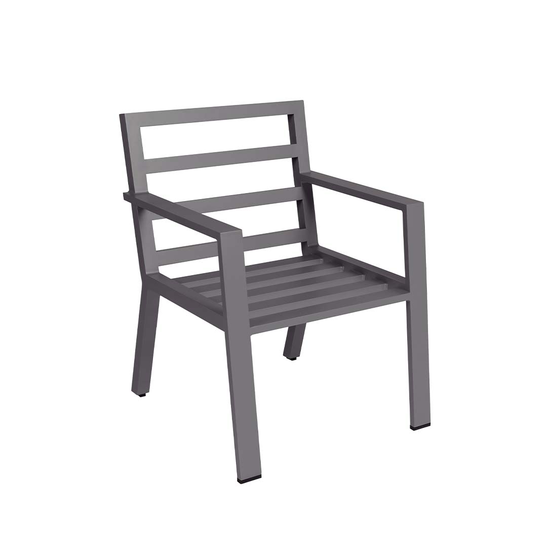 Tuinstoel Viking Donkergrijs