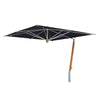 Parasol Ischia Teak Zwart 280x280