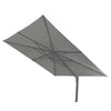 Parasol Porto Donkergrijs 400x400