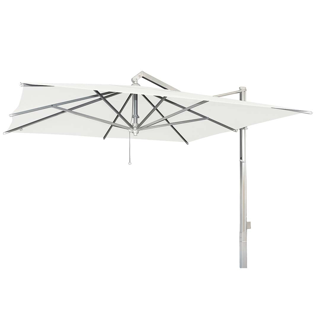 Parasol Rodi Zilver Wit 350x350