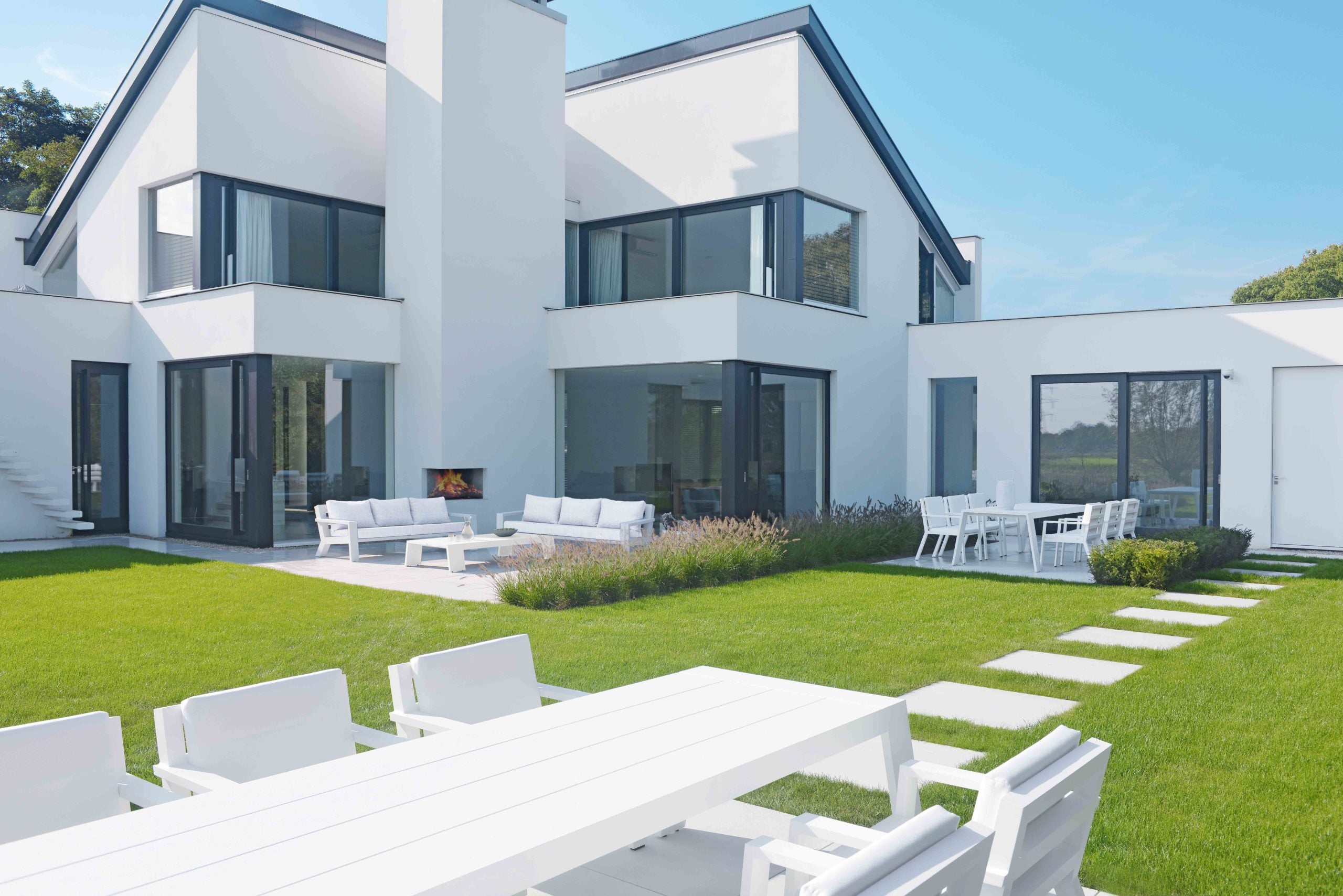 Tuintafel Viking 255 Wit