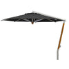 Parasol Ischia Teak Zwart ø340
