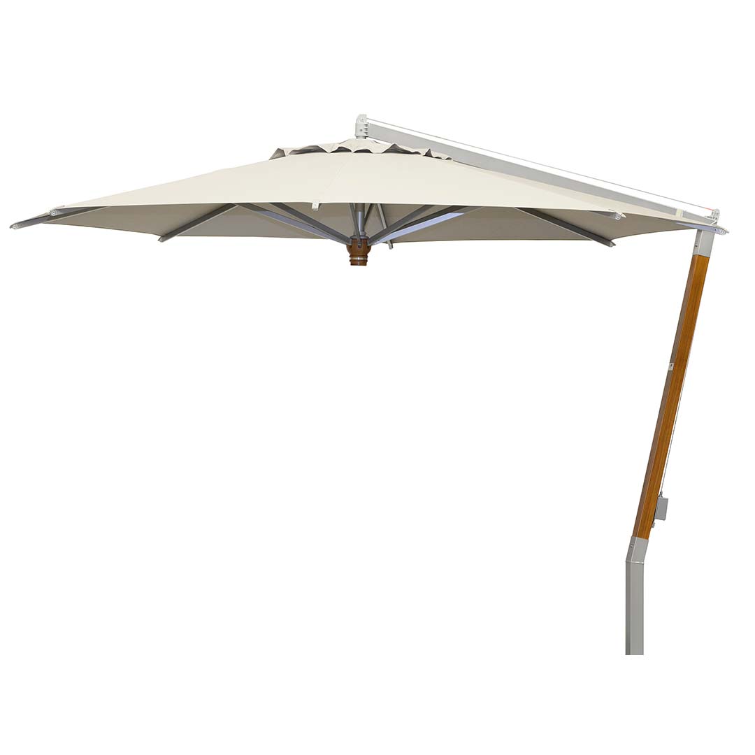 Parasol Ischia Teak Ecru ø340