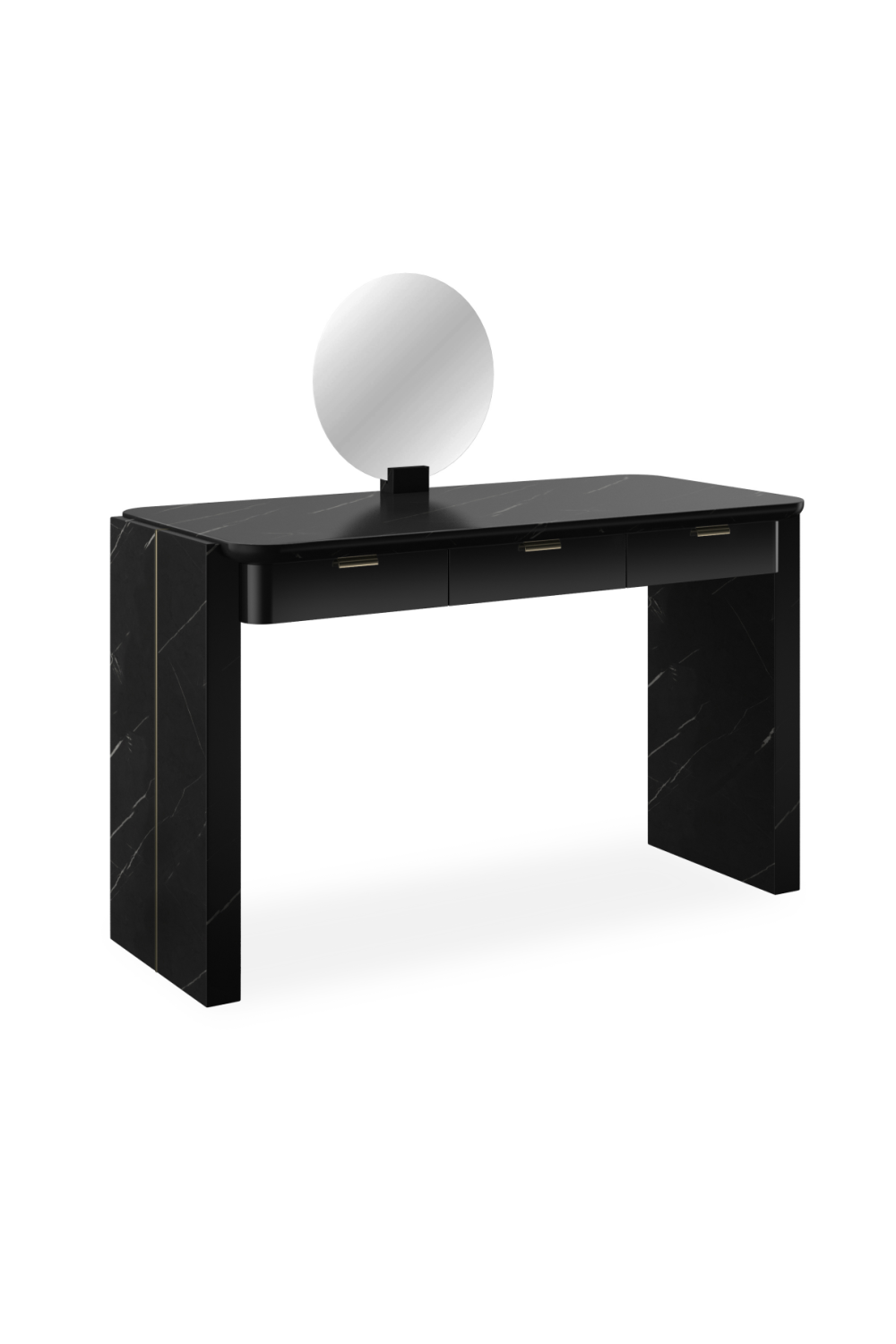 Make-up tafel Overlap - Black marble
