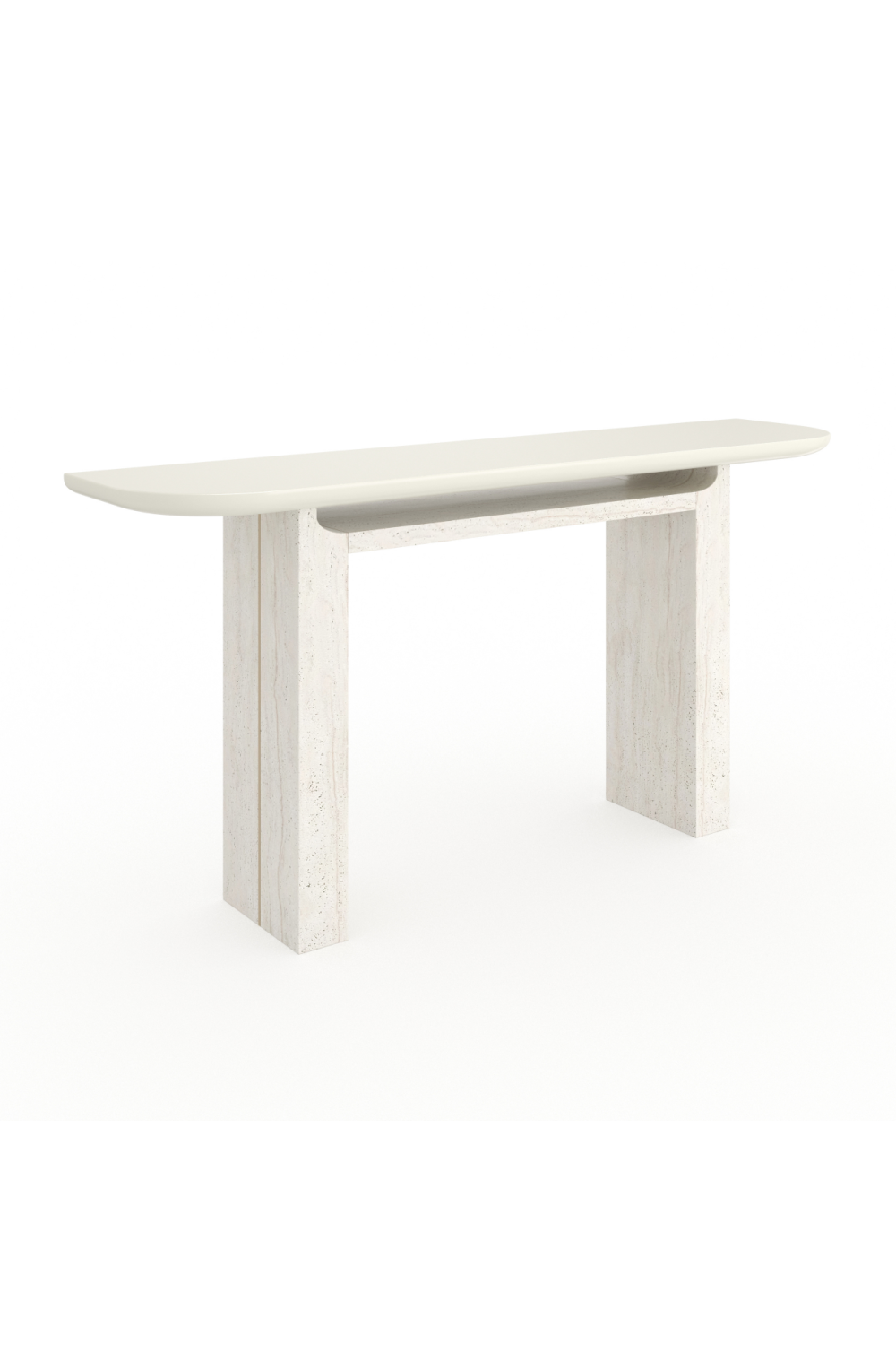 Consoletafel Overlap - Travertine