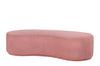 Hocker Conrad Curved - Pink Dolly