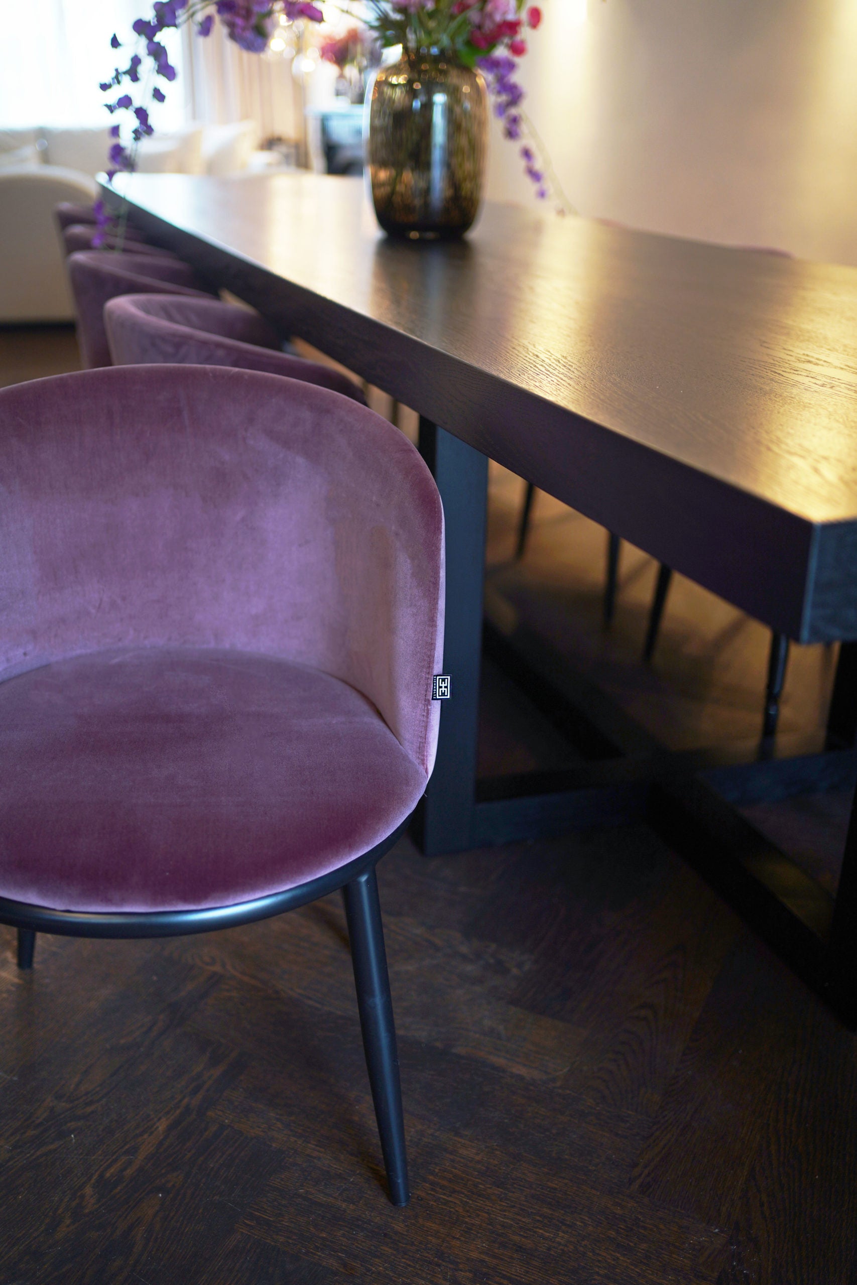 Eetkamerstoel Filmore - Cameron purple (set van 2)