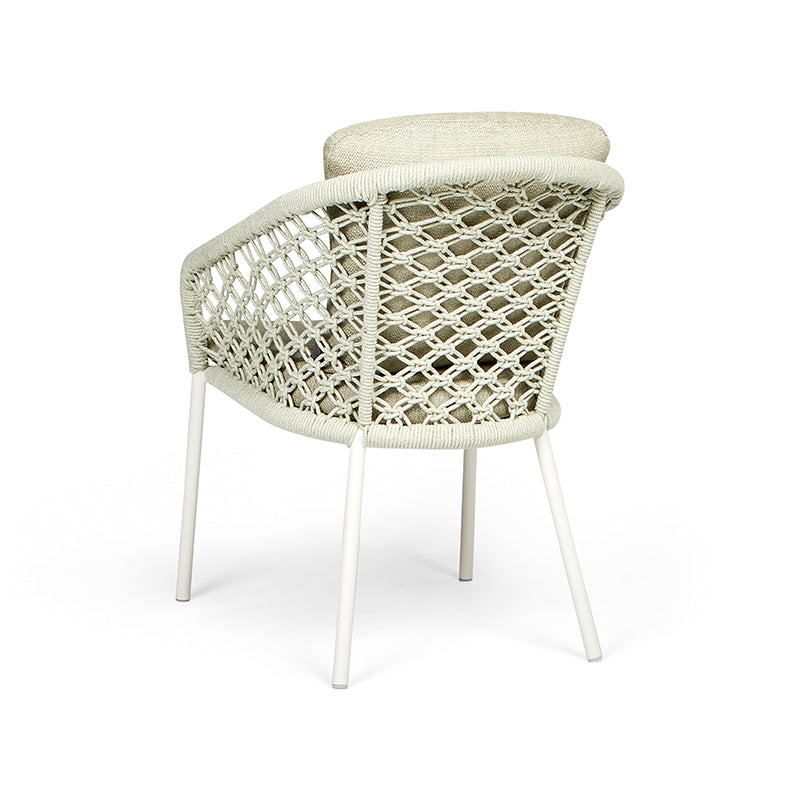 Tuinstoel Nappa macrame - soft green