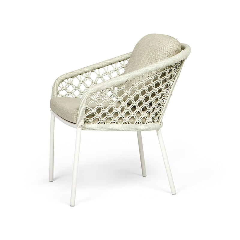 Tuinstoel Nappa macrame - soft green