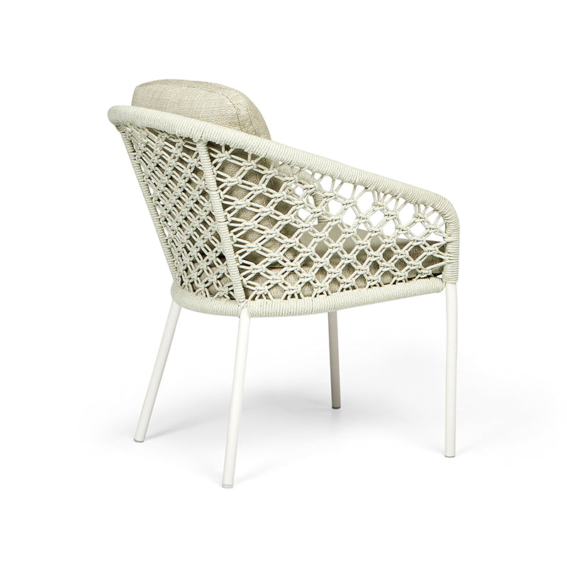 Tuinstoel Nappa macrame - soft green