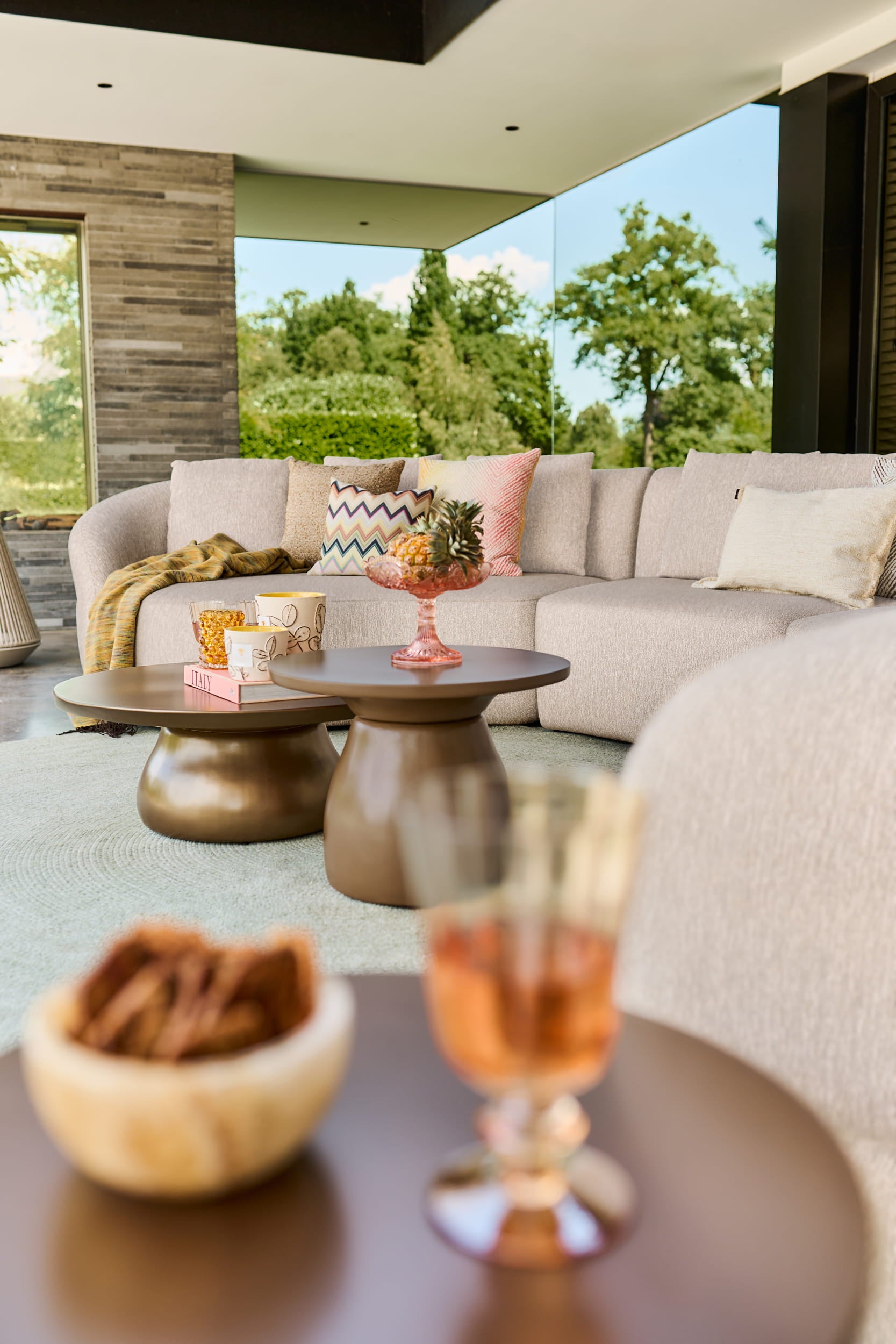 Salontafel Farzi - Ø80x31 - Bronze