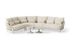 Loungeset Feroli large - Camel sand - Misty rope - Beachy bouclé