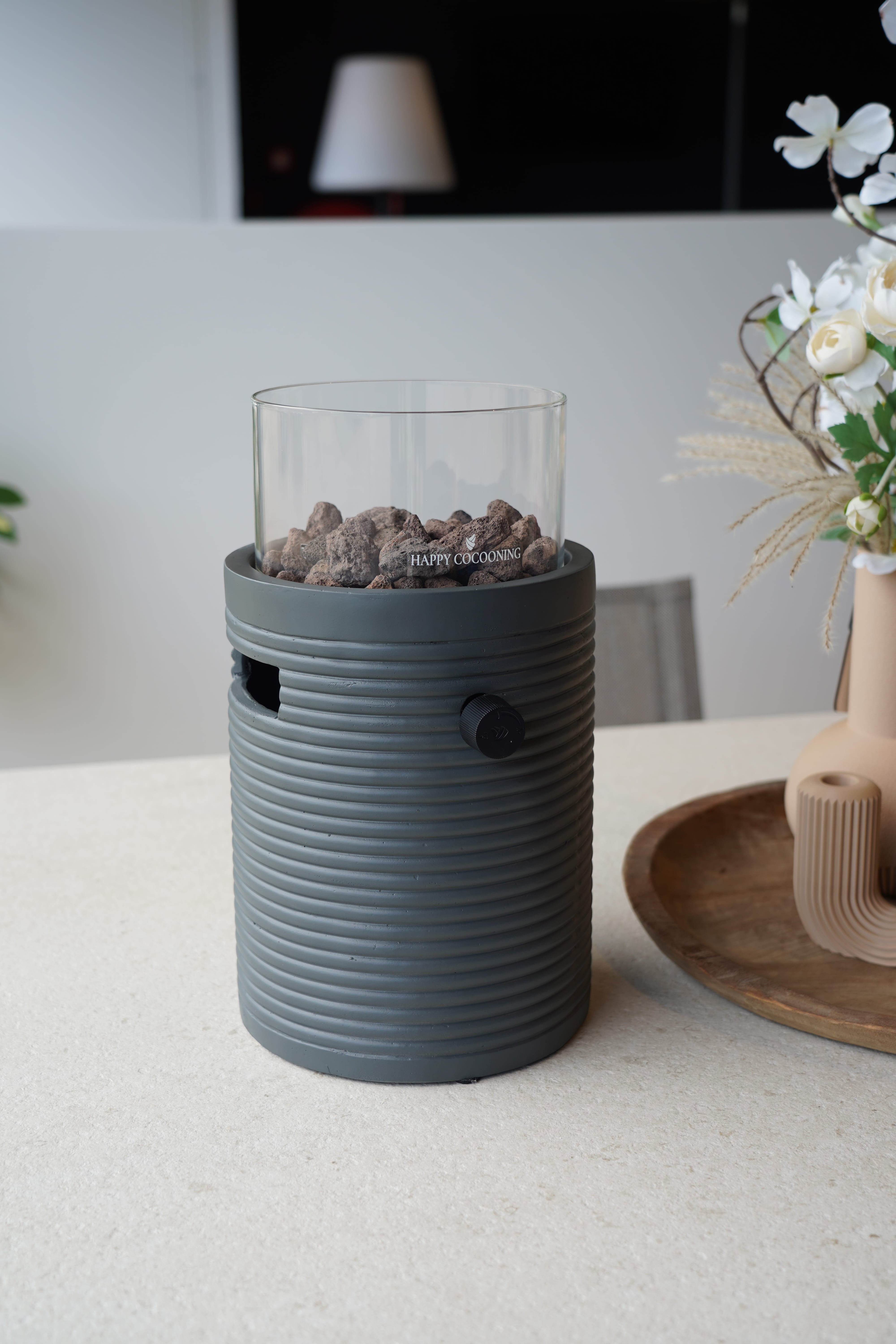 Tafelhaard Lumi - Groove - Smokey Anthracite