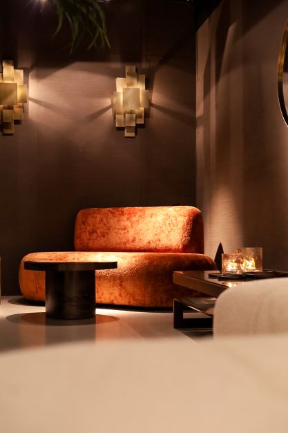 Wandlamp Ginger Messing