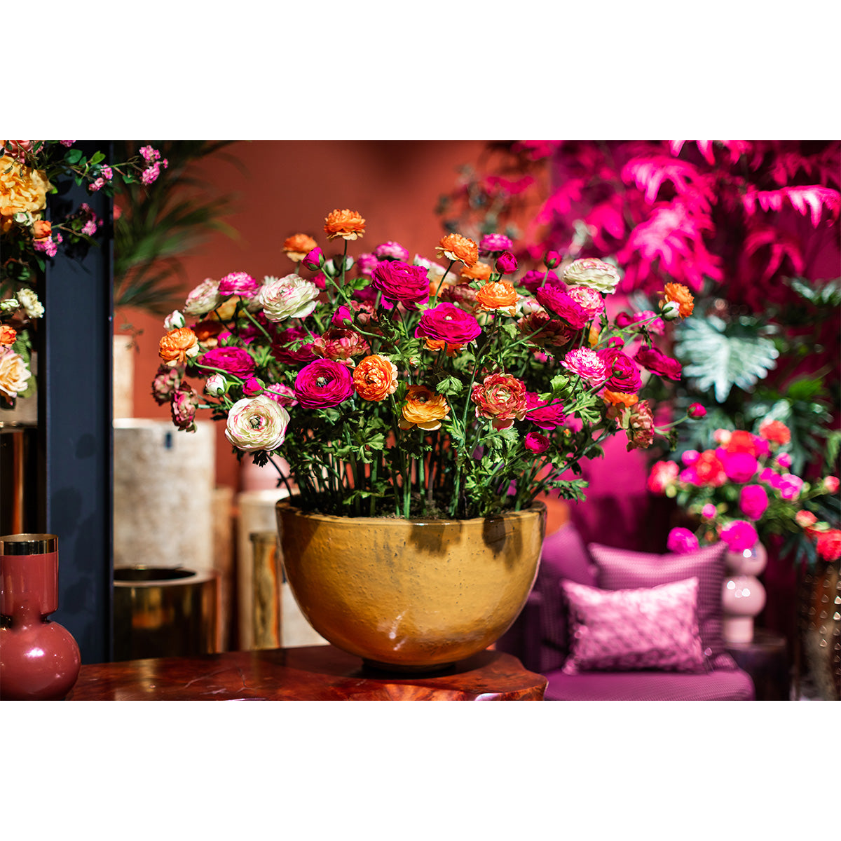 Pot Jans Oranje/Geel L