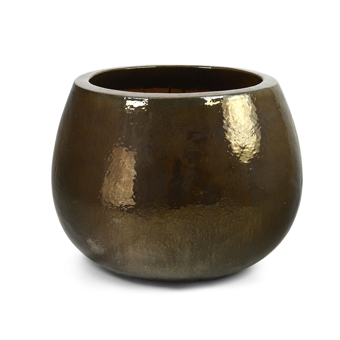 Plantenbak Koos - Metaalglans - D63 H47