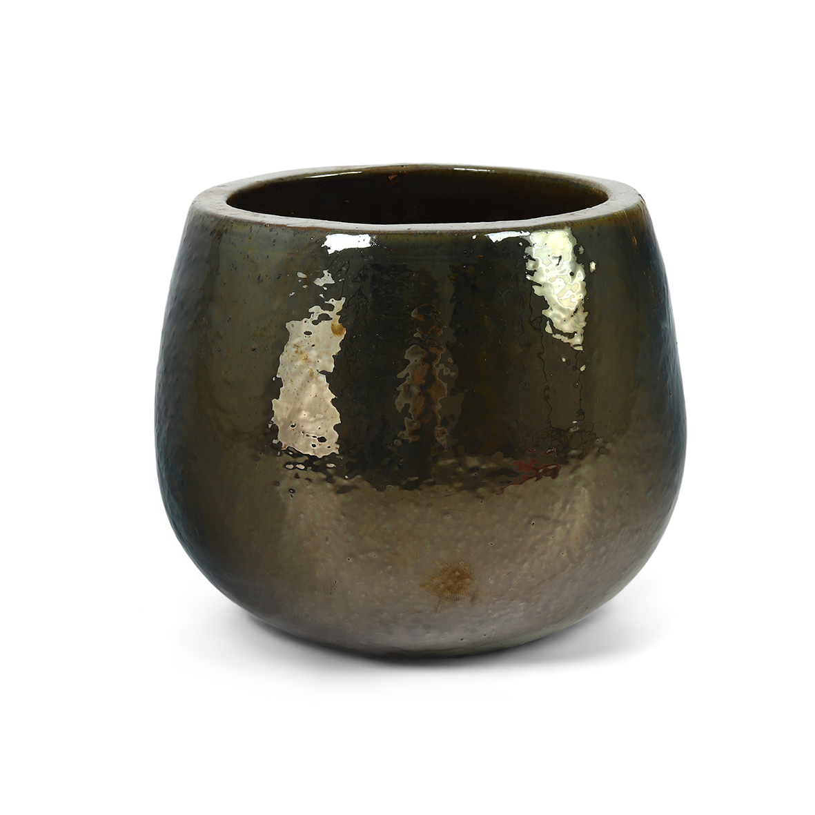 Plantenbak Koos - Metaalglans - D38 H30