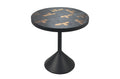 Bijzettafel Labo - Ø50 cm - Zwart/Goud