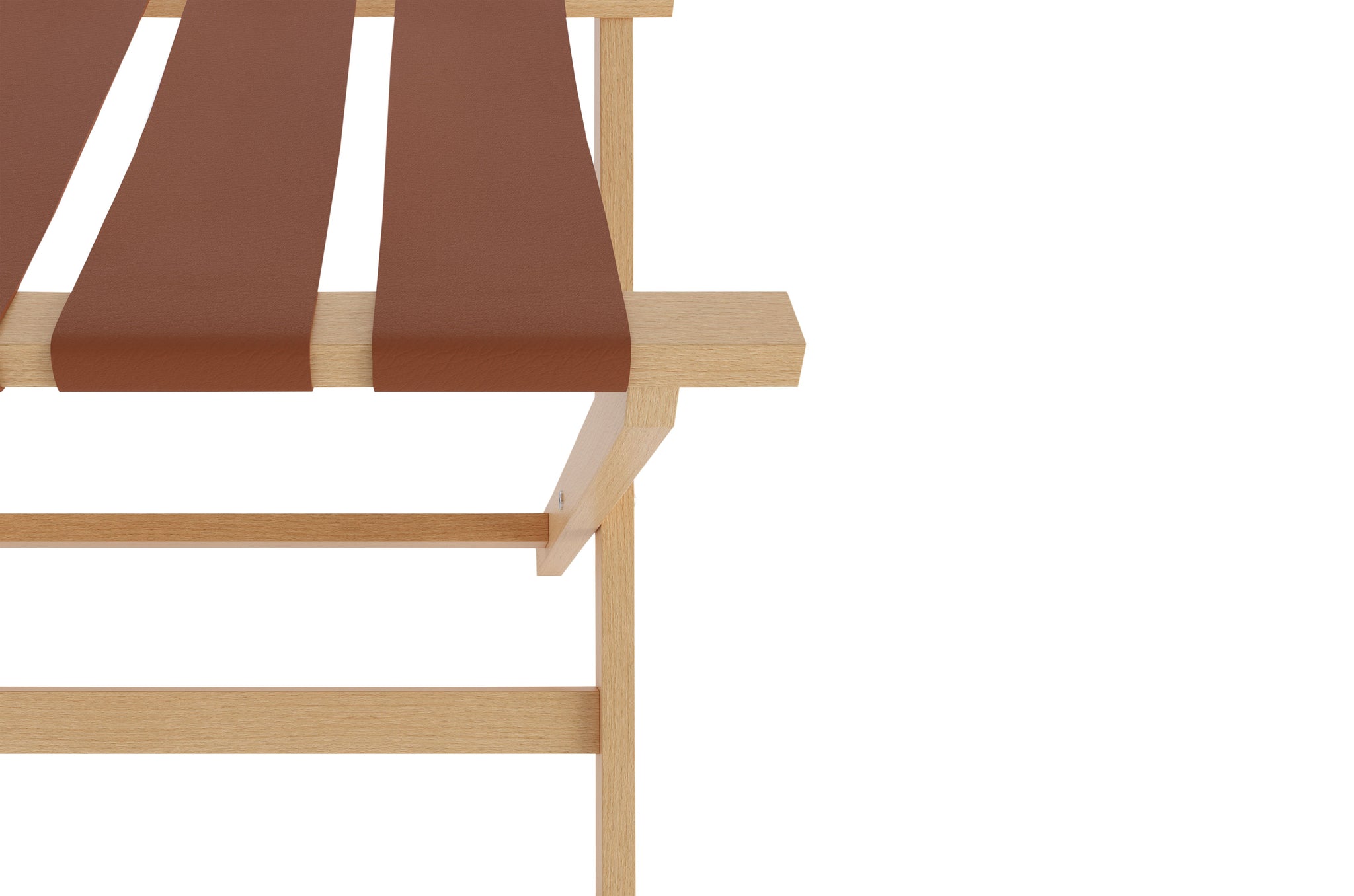 Bagagerek - Natural - Rood