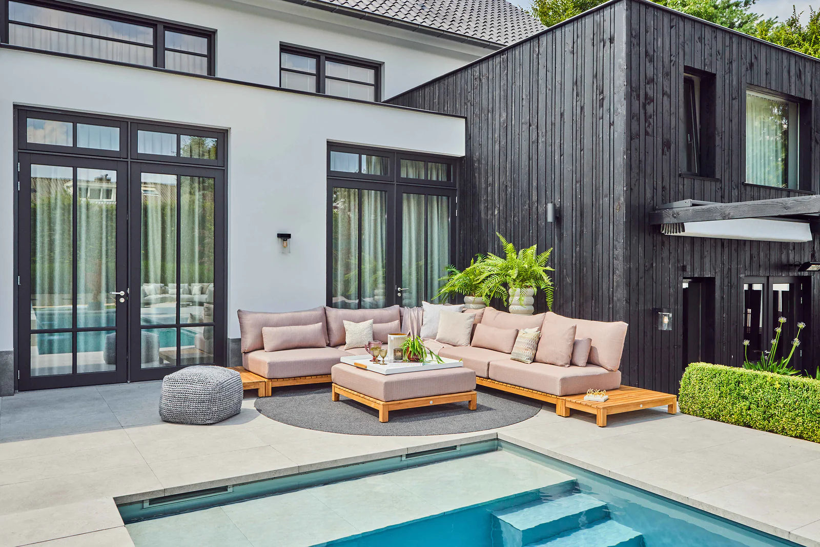 Salontafel Portofino - Teak - 107x107