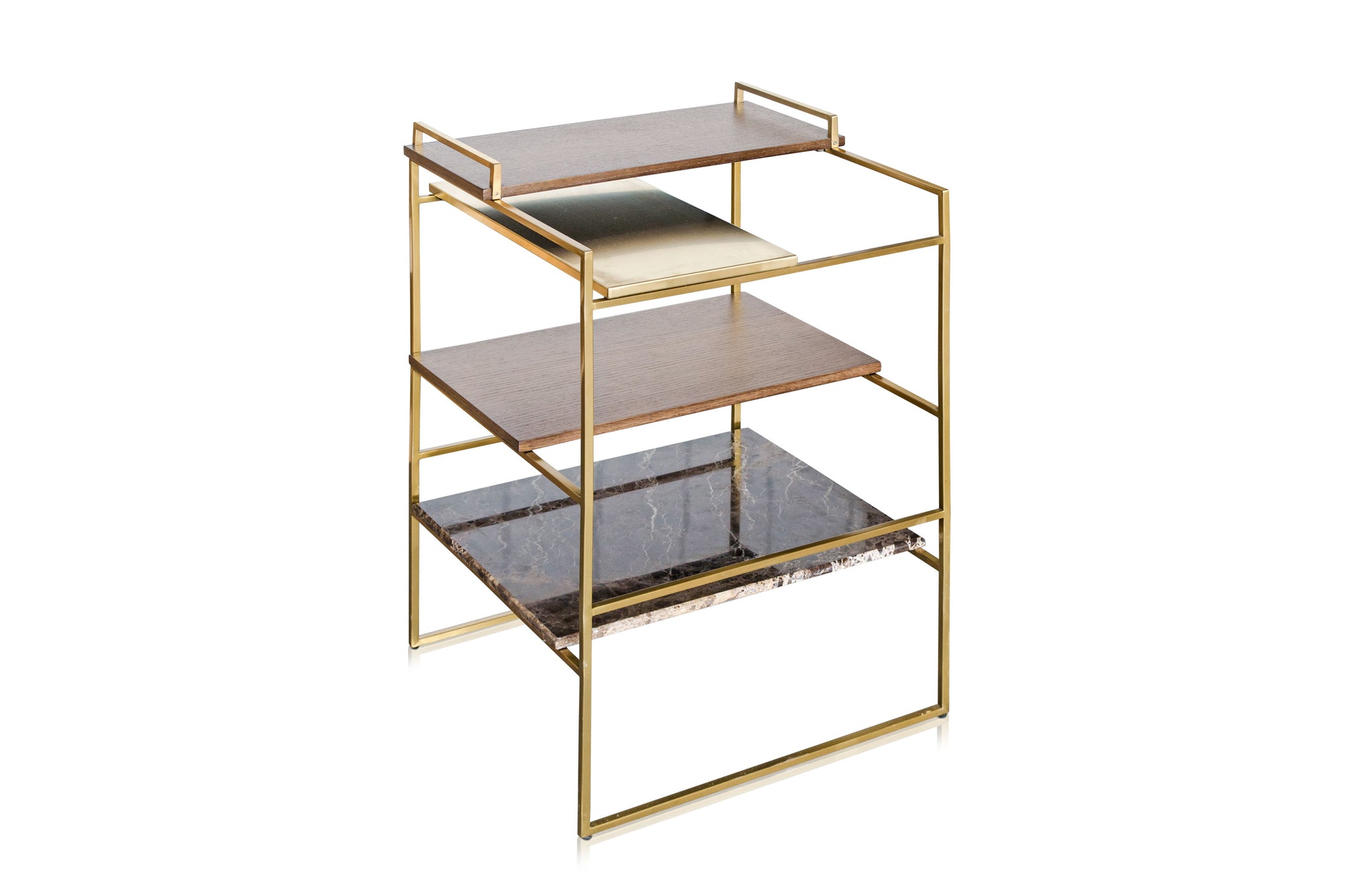 Bijzettafel Architect - Goud