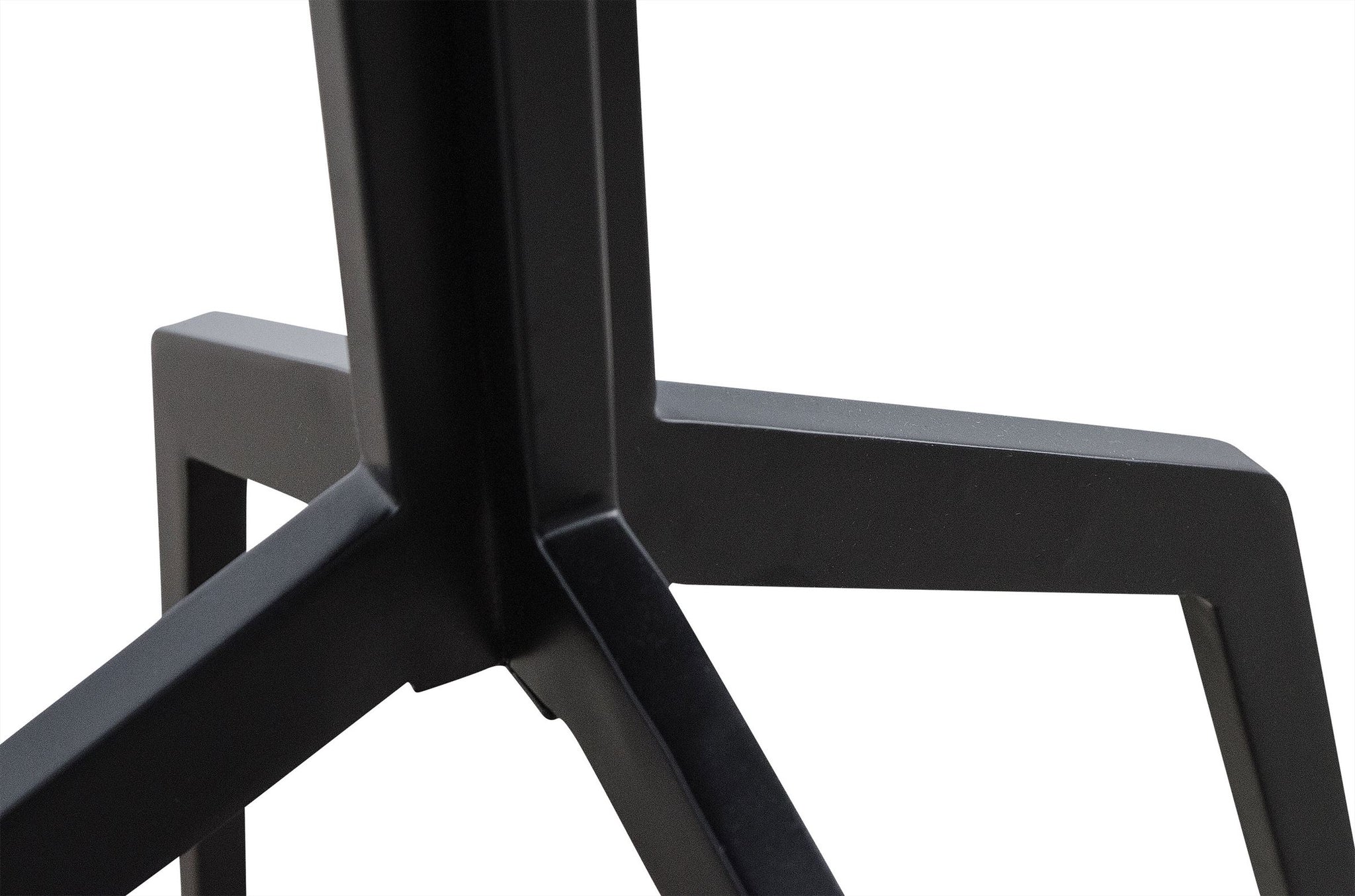 Eettafel Razor - Ø80 cm - Zwart